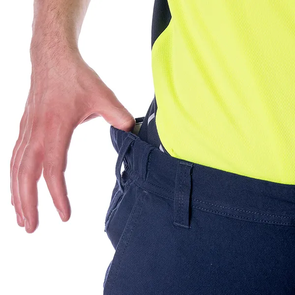 Buy Navy Work Pants - Cotton Rich & Stretch | ABC Workwear 3 navy work pant