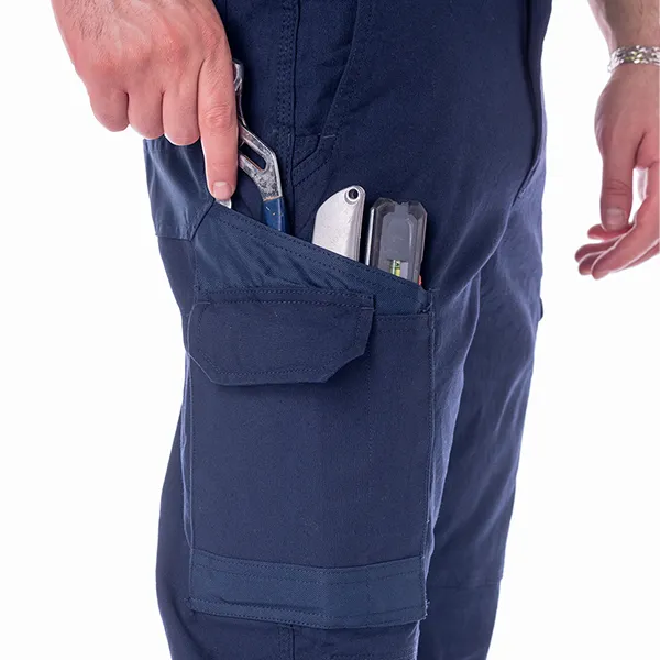 Buy Navy Work Pants - Cotton Rich & Stretch | ABC Workwear 6 navy work pant