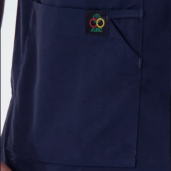 Buy Navy Unisex Scrubs Set – Stylish & Durable | ABC WORKWEAR 4 bottom pocket