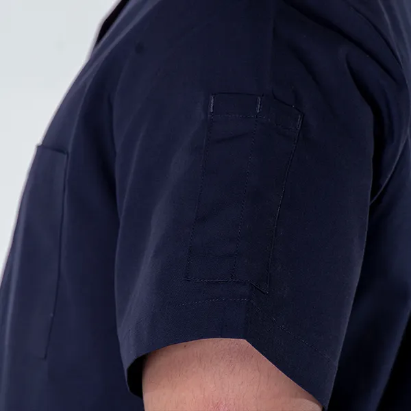 Buy Navy Unisex Scrubs Set – Stylish & Durable | ABC WORKWEAR 3 pen pocket