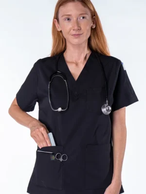 black scrub top women