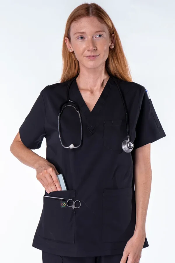 black scrub top women