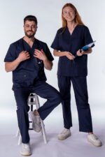 unisex scrub top