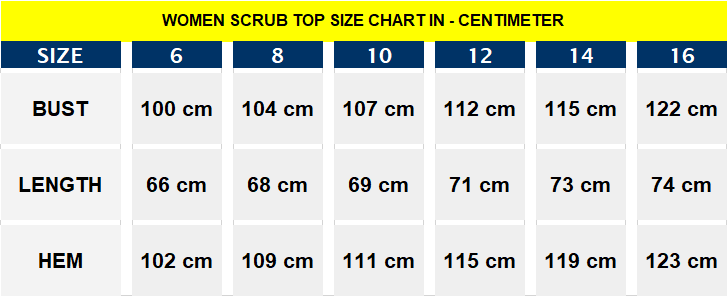 Scrub top cm