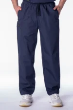 men scrub pants navy