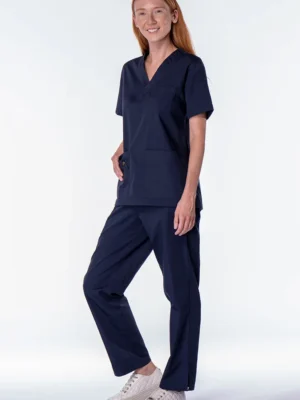 women navy scrub set