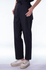 women scrub pants black