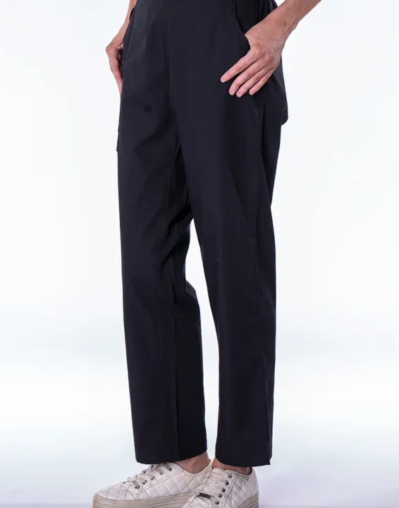 women scrub pants black