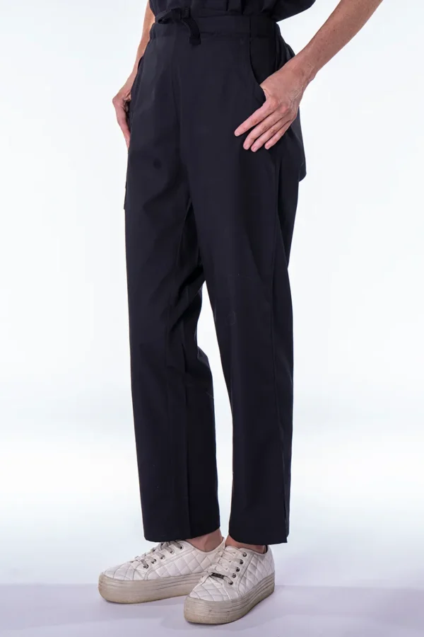 women scrub pants black