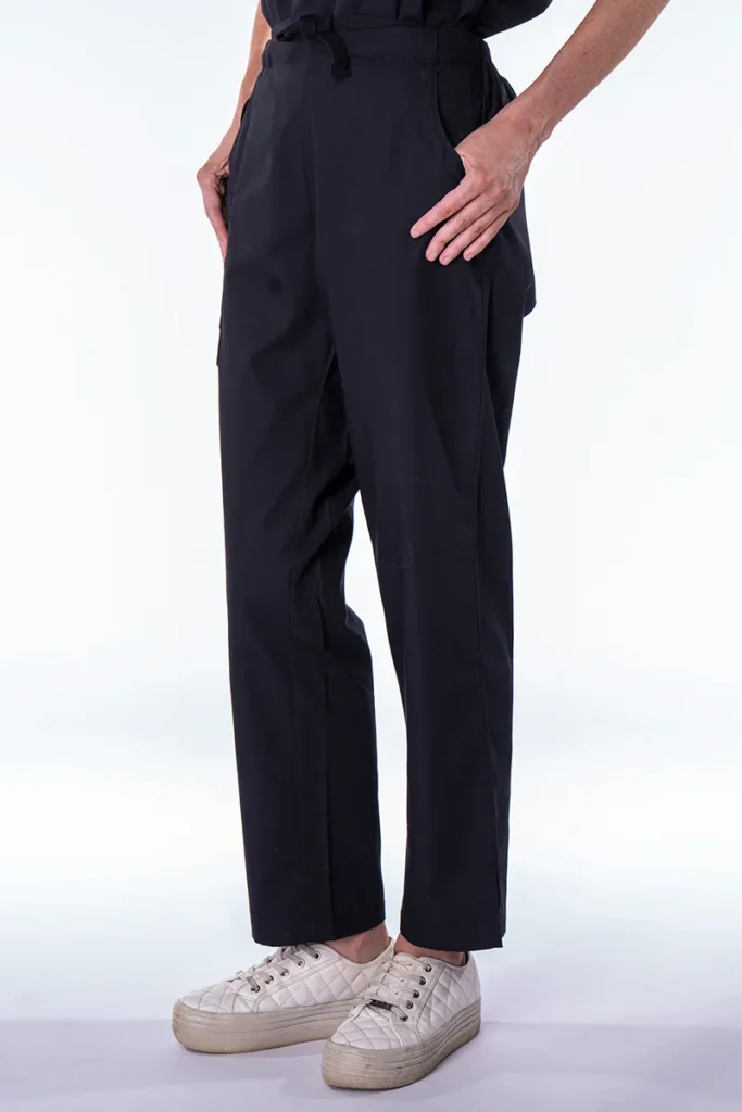 women scrub pants black