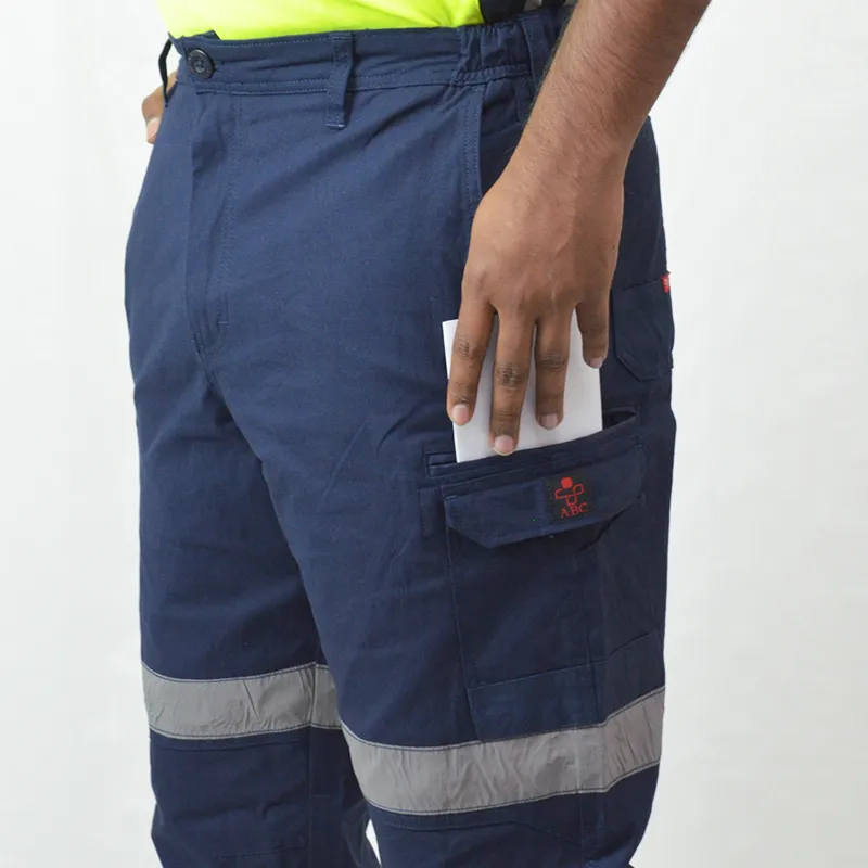 men reflective work pant