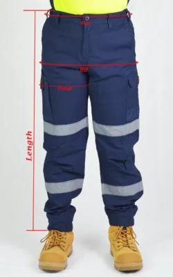 women reflective work pant